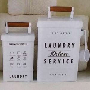 BETTER HOMES and GARDENS 2-Piece Metal Laundry Storage Set